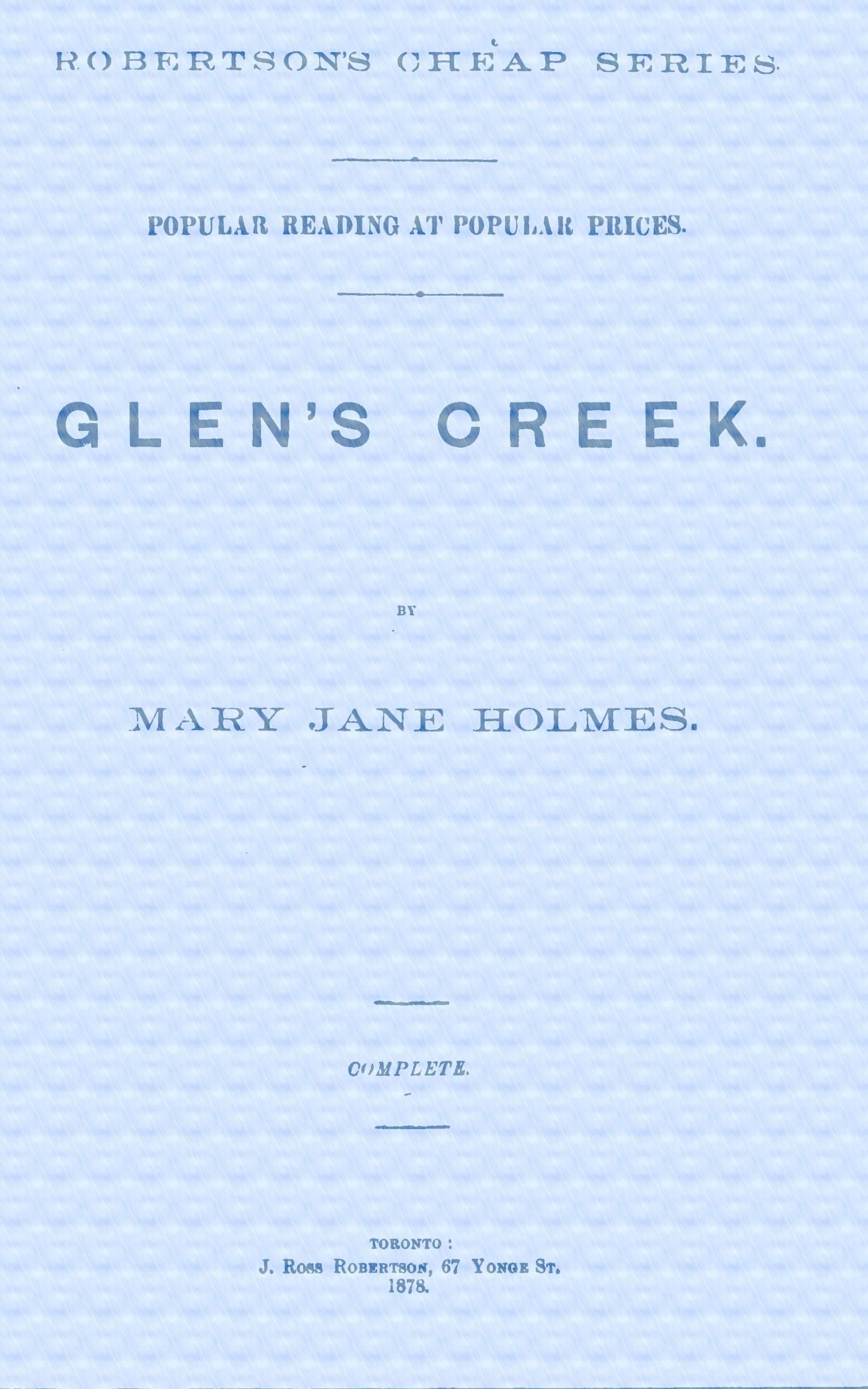 Glen's Creek