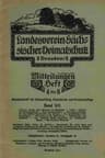 Landesverein Sächsischer Heimatschutz — Mitteilungen Band XII, Heft 4-6: Monatsschrift Für Heimatschutz, Volkskunde Und Denkmalpflege