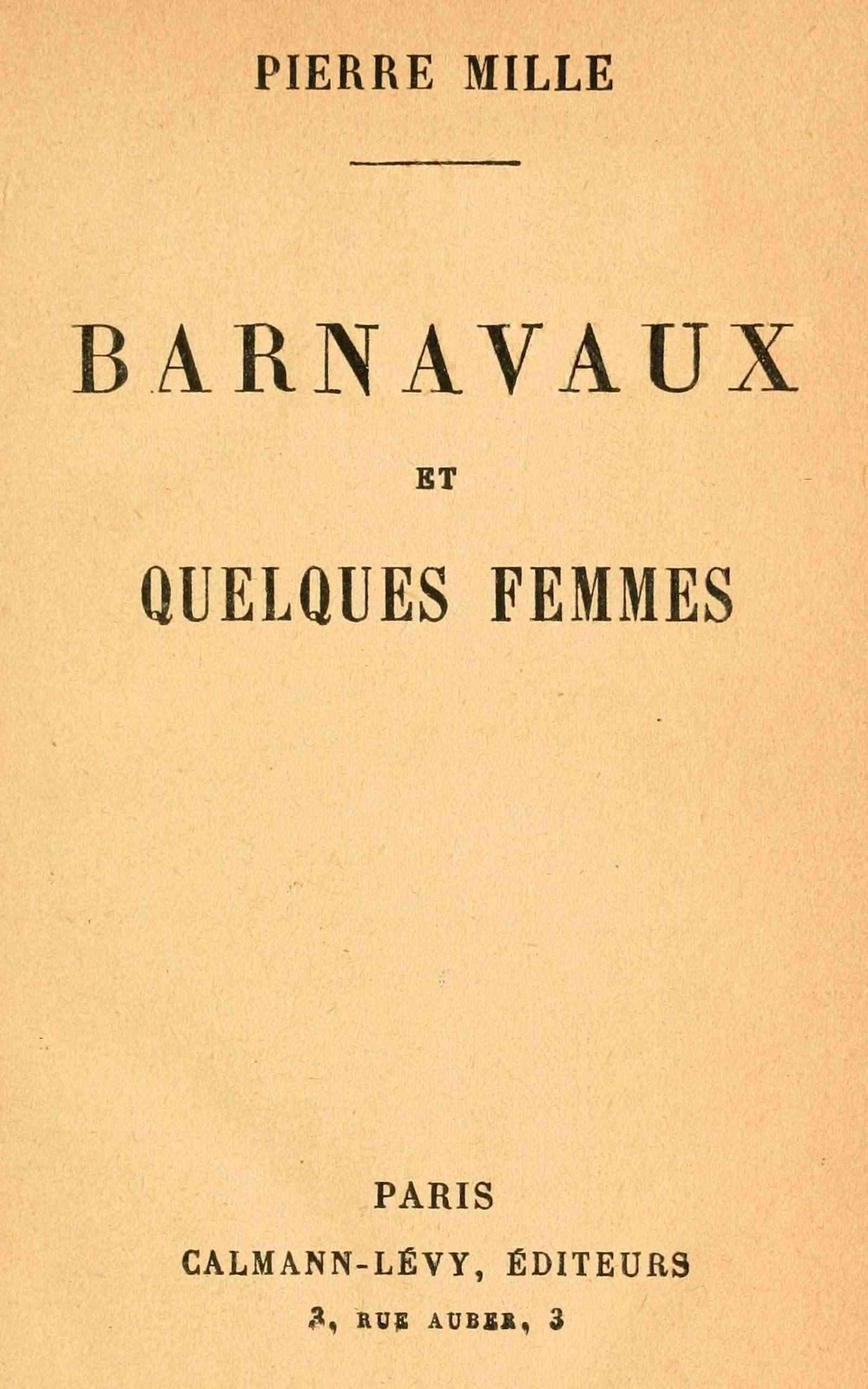 Barnavaux Et Quelques Femmes