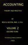 Accounting Theory and Practice, Volume 2 (of 3): A Textbook for Colleges and Schools of Business Administration