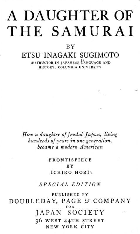 A Daughter of the Samurai