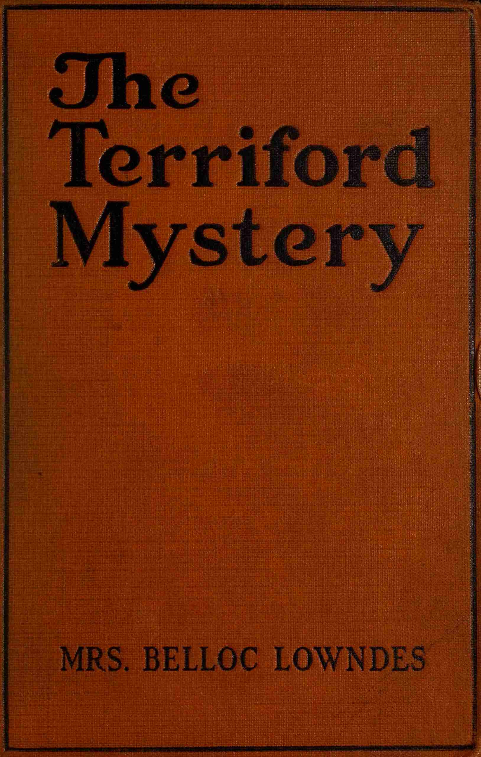 The Terriford Mystery