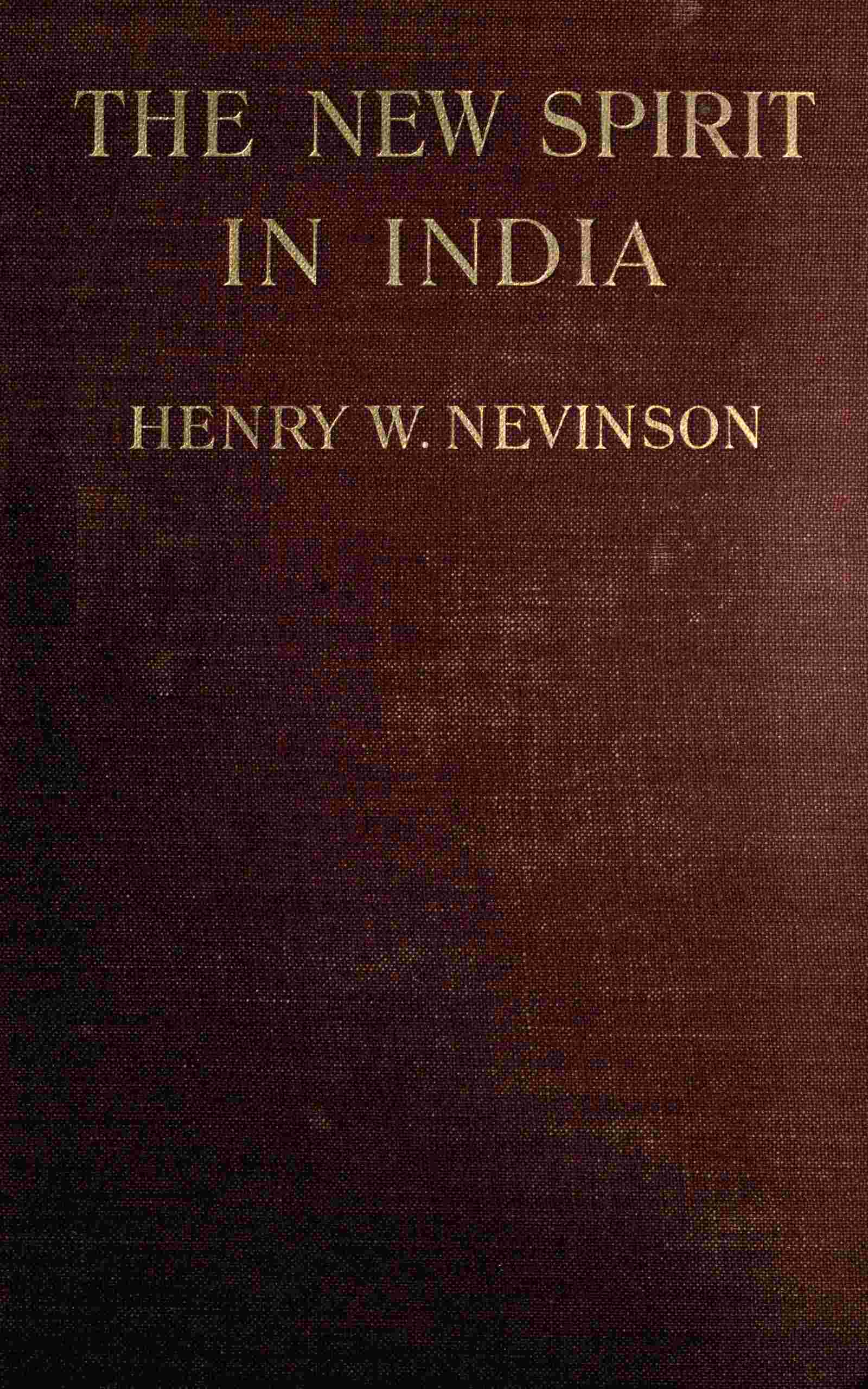 The New Spirit in India