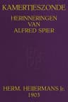 Kamertjeszonde: Herinneringen Van Alfred Spier