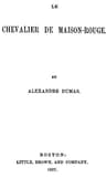 Le Chevalier De Maison-Rouge