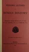 Niebuhr's Lectures on Roman History, Vol. 1 (of 3)