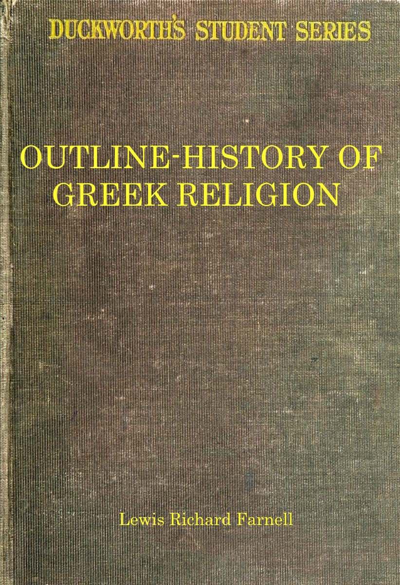 Outline-History of Greek Religion