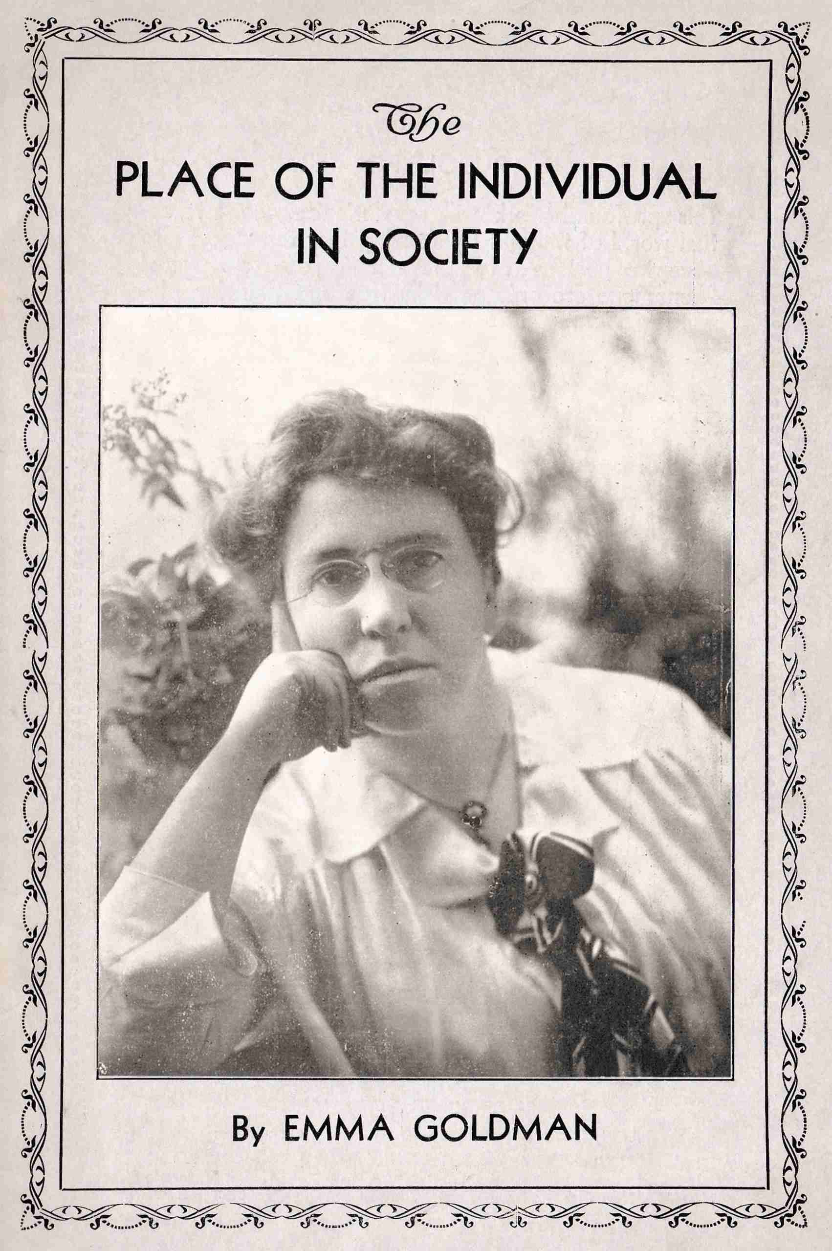 The Place of the Individual in Society