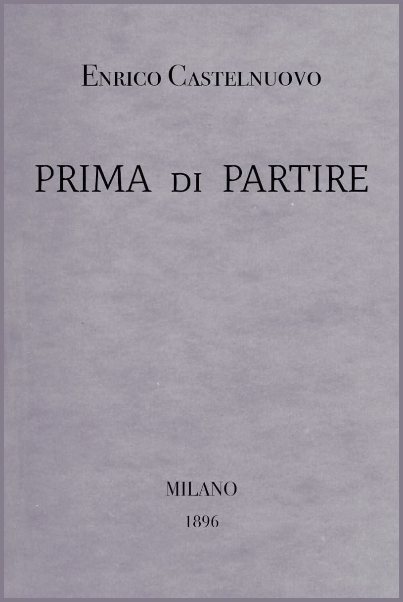 Prima Di Partire: Nuovi Racconti