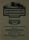 Landesverein Sächsischer Heimatschutz — Mitteilungen Band XIII, Heft 1-2: Monatsschrift Für Heimatschutz Und Denkmalpflege