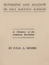Sunshine and Shadow, or, Paul Burton's Surprise: A Romance of the American Revolution