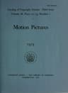 Motion Pictures, January-June 1974: Catalog of Copyright Entries, Third Series, Volume 28, Parts 12-13, Number 1
