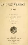 An Open Verdict: A Novel, Volume 2 (of 3)