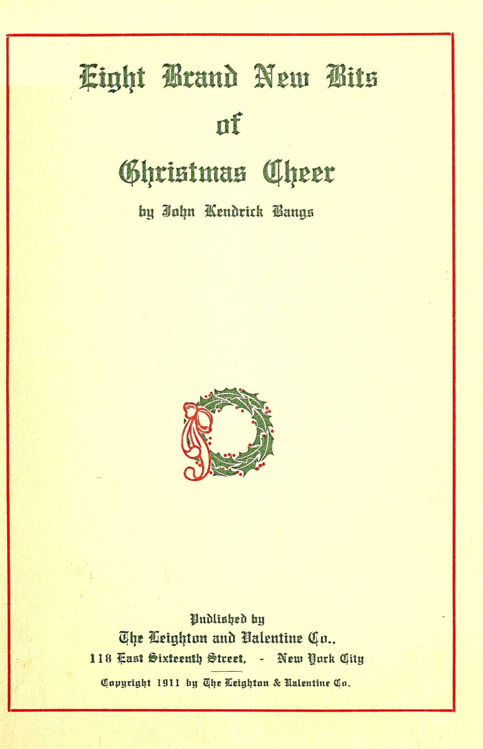 Eight Brand New Bits of Christmas Cheer