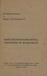 Some Religious and Moral Teachings of Al-Ghazzali: Being Brief Extracts from His Ihya-U-Ulum-Id-Din