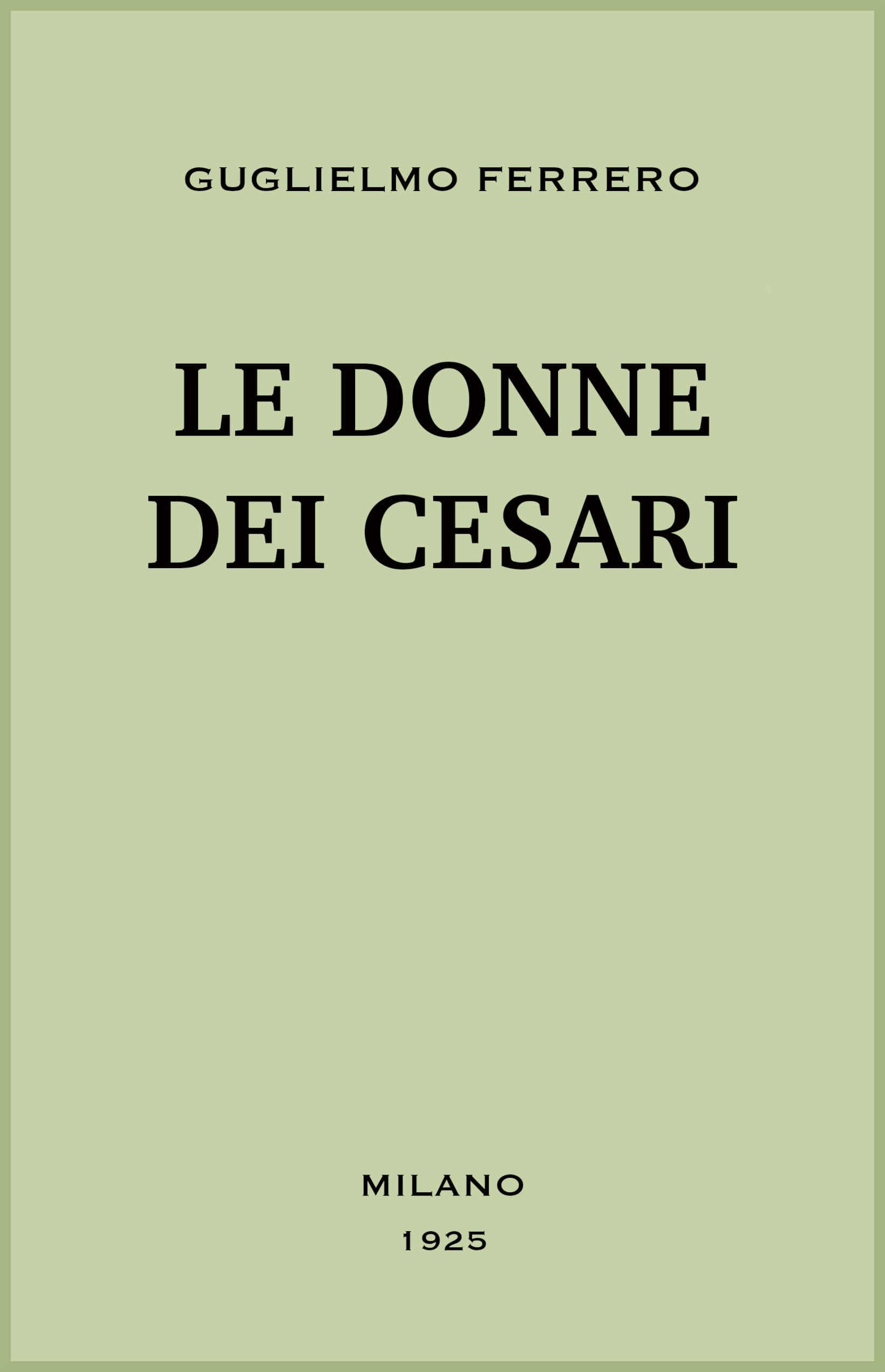 Le Donne Dei Cesari