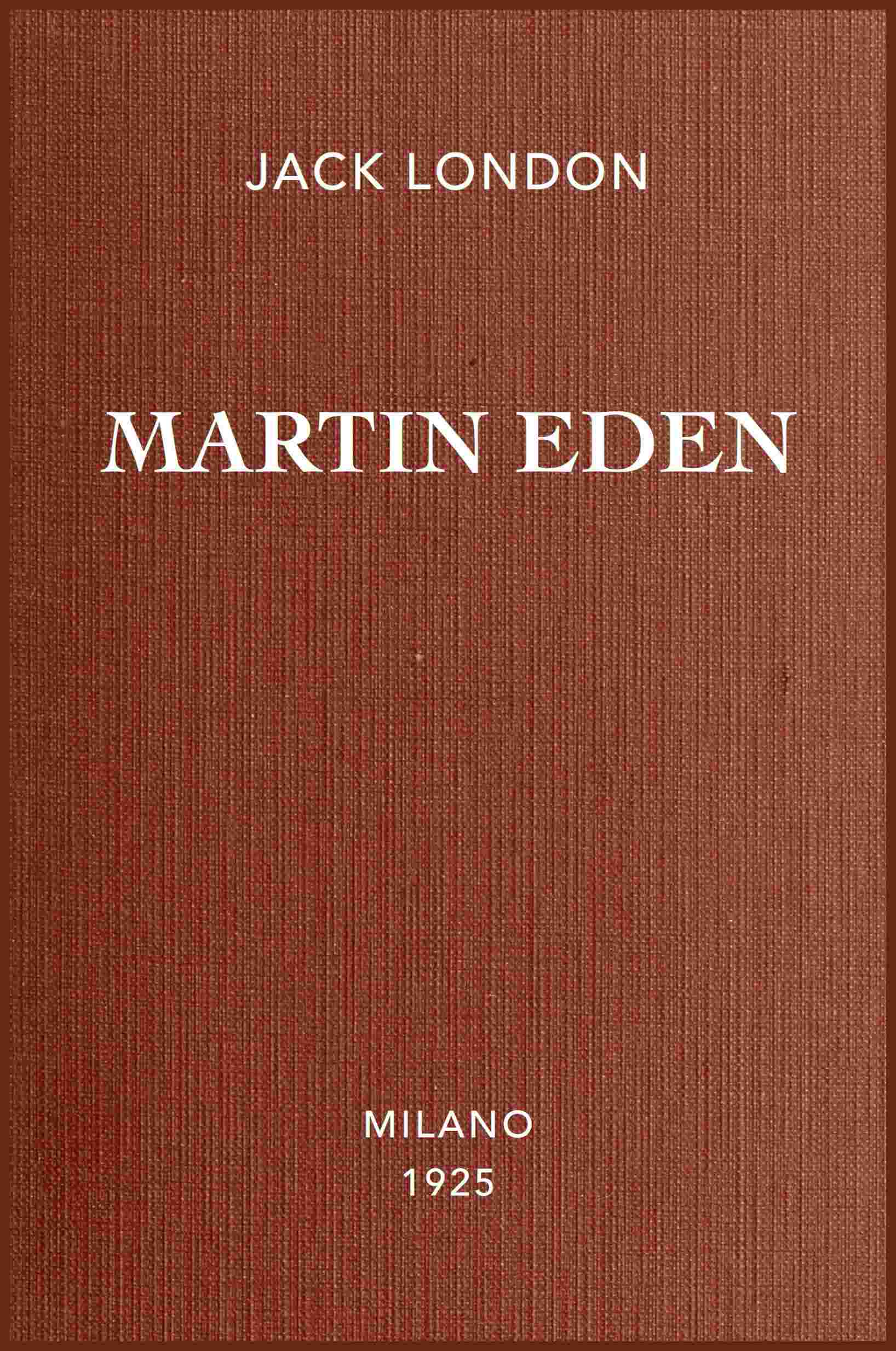 Martin Eden: Romanzo