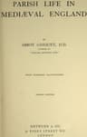 Parish Life in Mediæval England