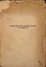 After the Stock Market Crash of November, 1929: A Supplementary Chapter to the Psychology of Speculation Issued in 1926