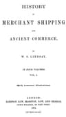 History of Merchant Shipping and Ancient Commerce, Volume 1 (of 4)