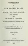 Wanderings in New South Wales, Batavia, Pedir Coast, Singapore, and China, Vol. 1 (of 2): Being the Journal of a Naturalist in Those Countries, During 1832, 1833 and 1834