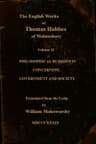 The English Works of Thomas Hobbes of Malmesbury, Volume 02 (of 11)