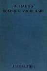 A Hausa Botanical Vocabulary