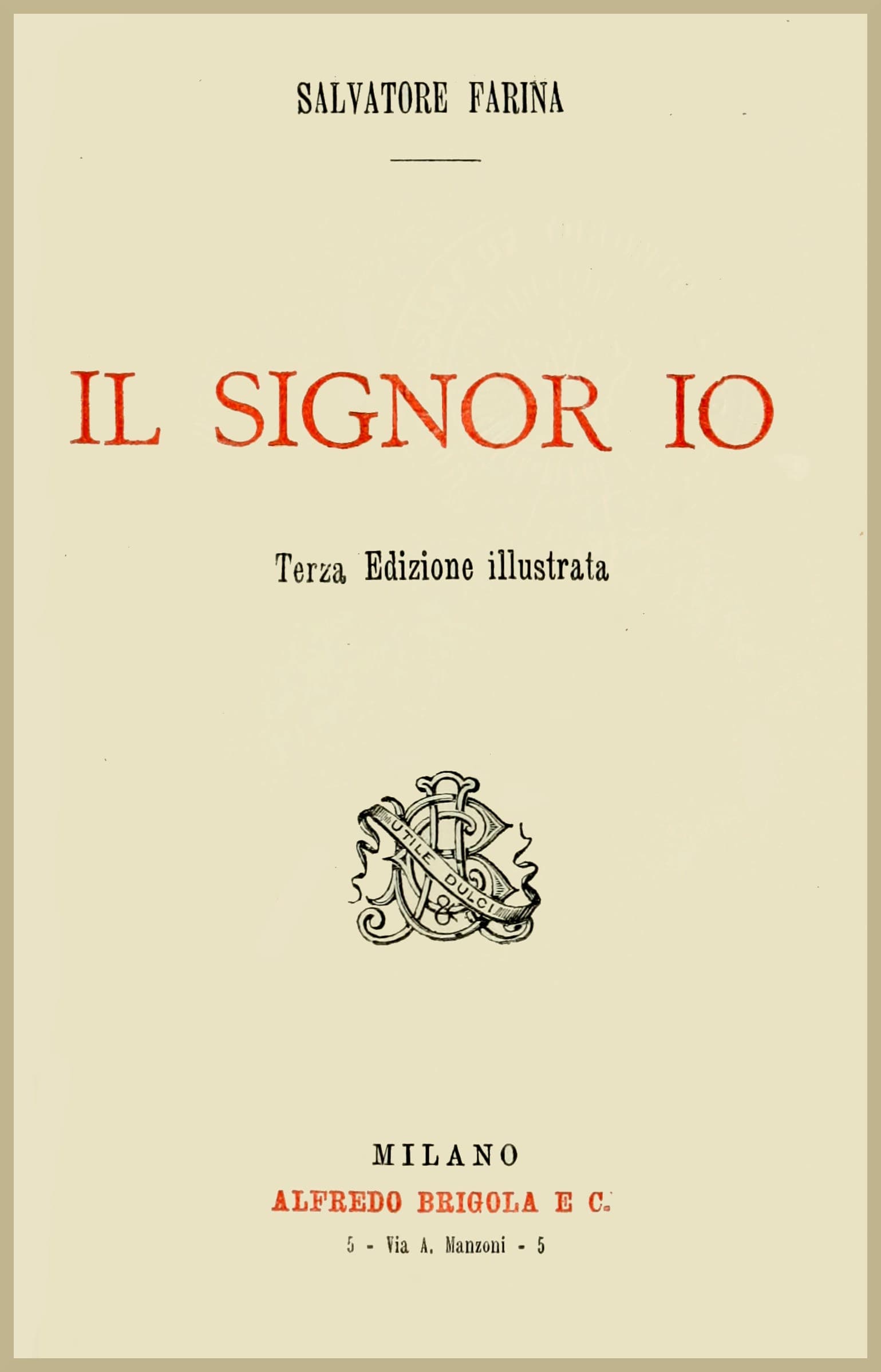 Il Signor Io