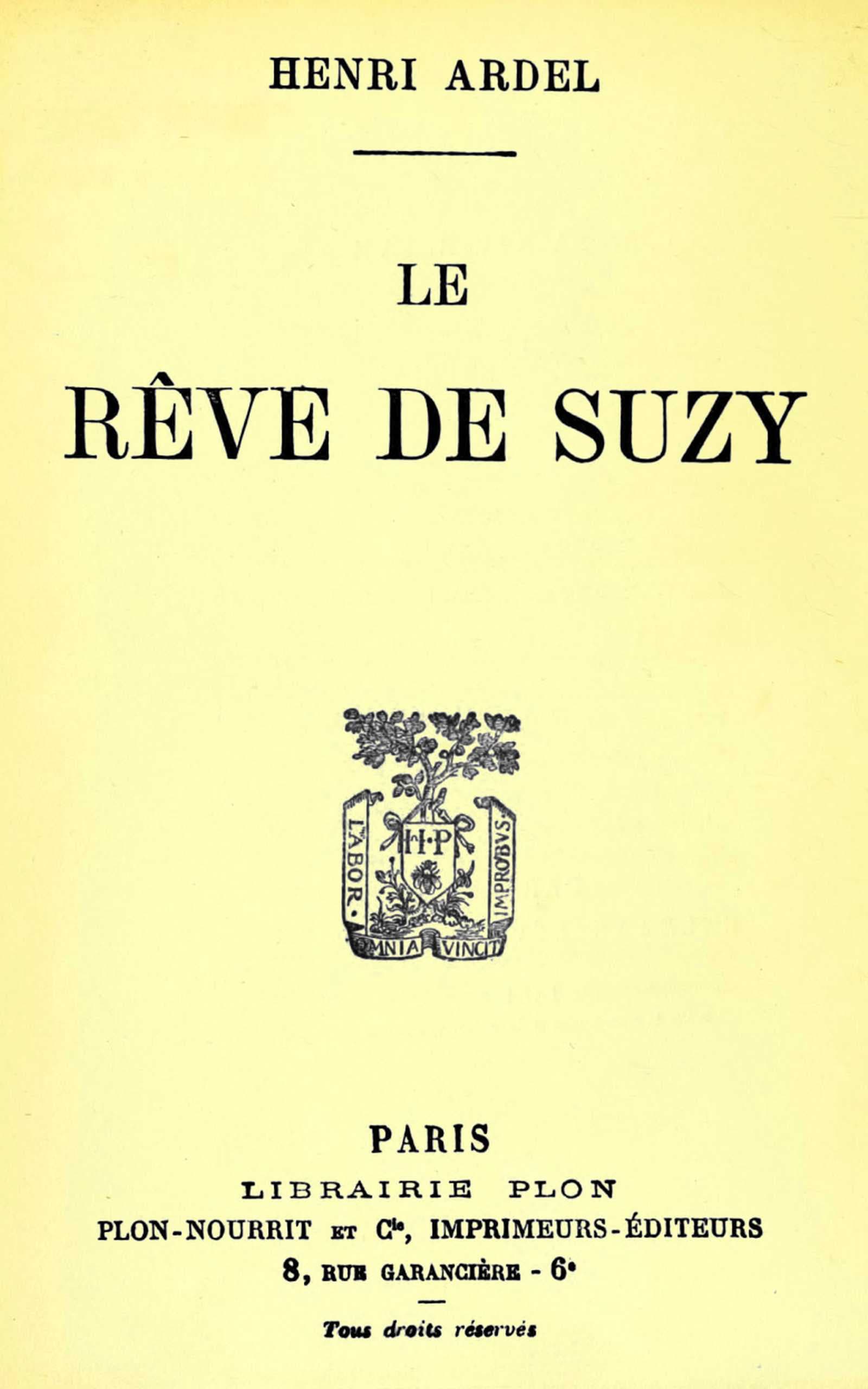 Le Rêve De Suzy