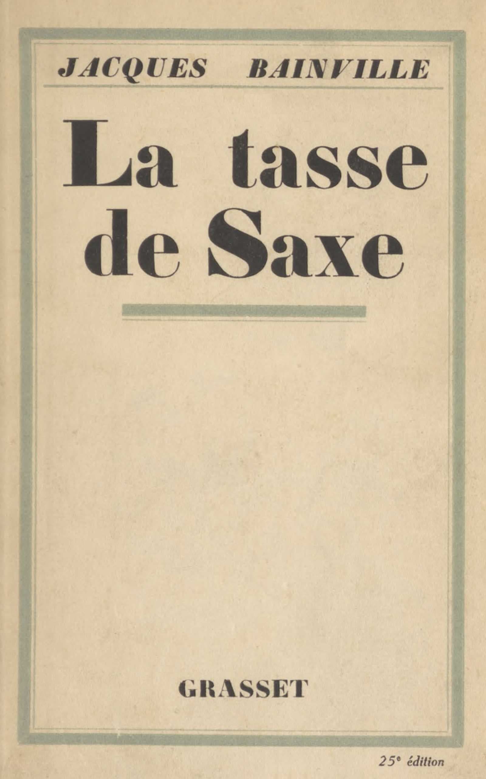 La Tasse De Saxe