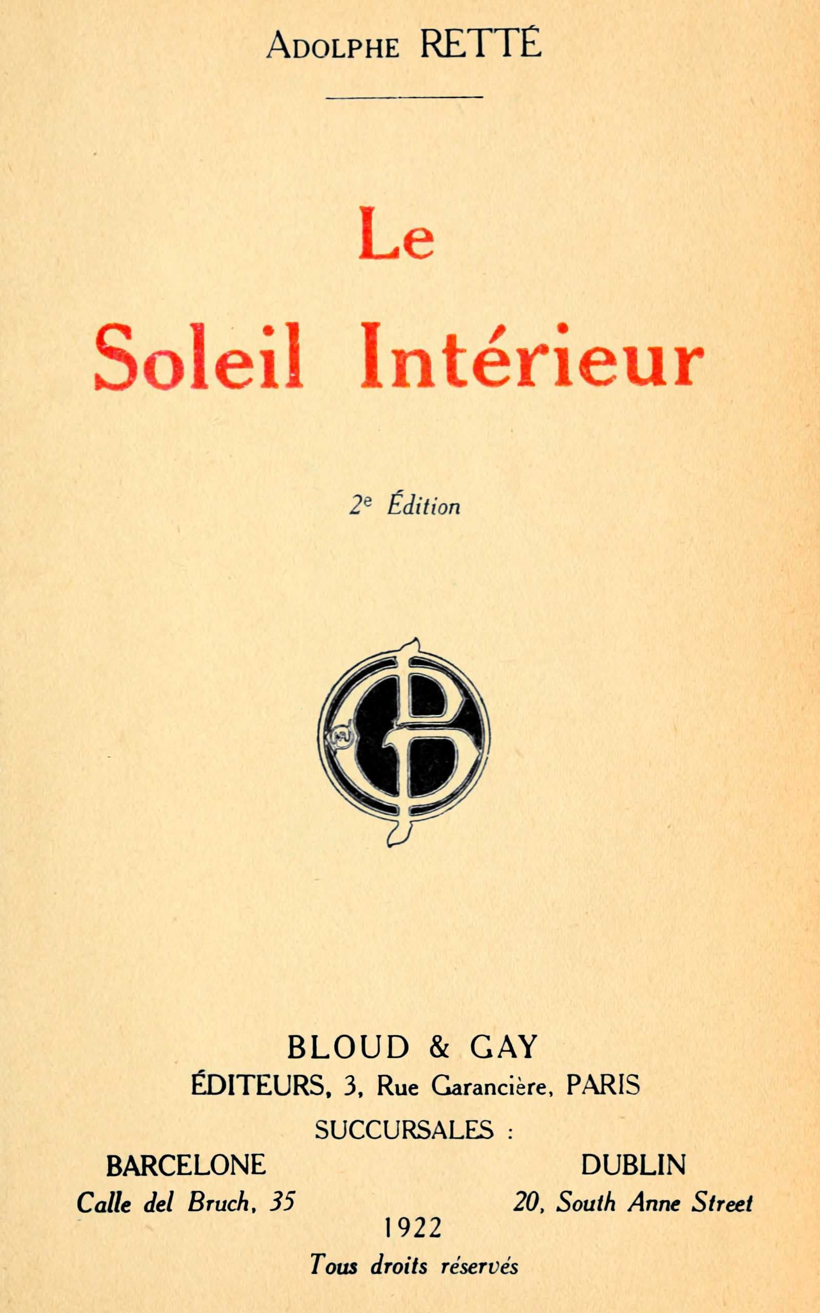 Le Soleil Intérieur