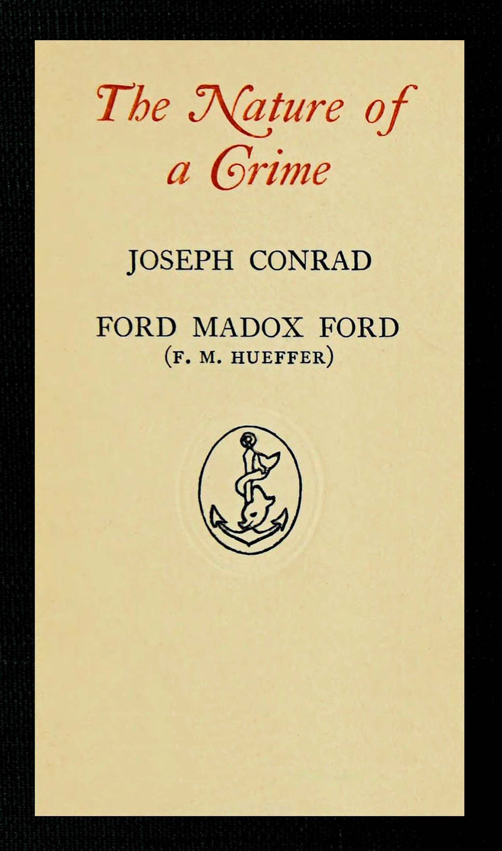 The Nature of a Crime