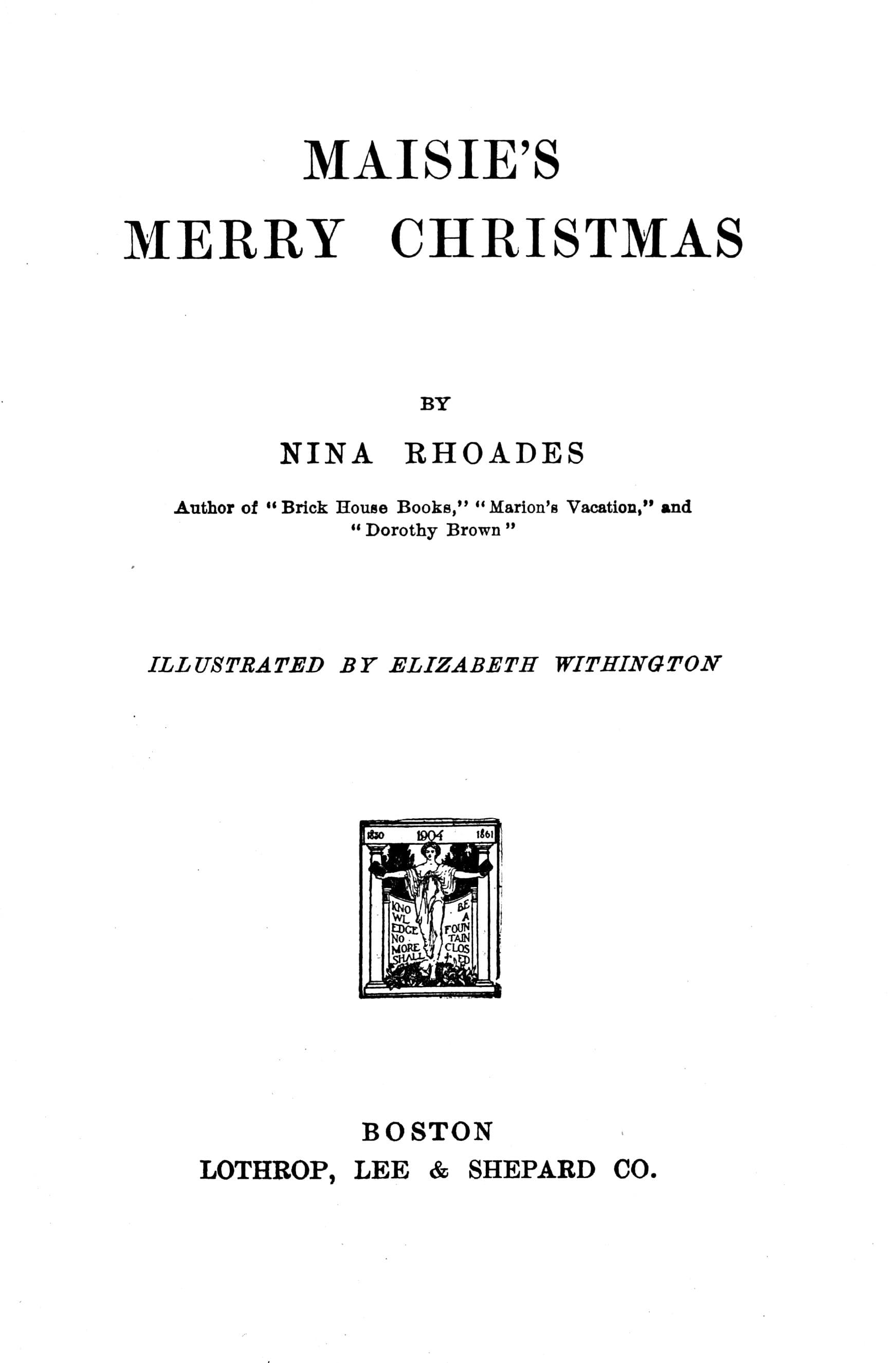 Maisie's Merry Christmas