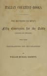 Italian Courtesy-Books: Fra Bonvicino Da Riva's Fifty Courtesies for the Table (italian and English) with Other Translations and Elucidations