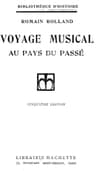 Voyage Musical Au Pays Du Passé