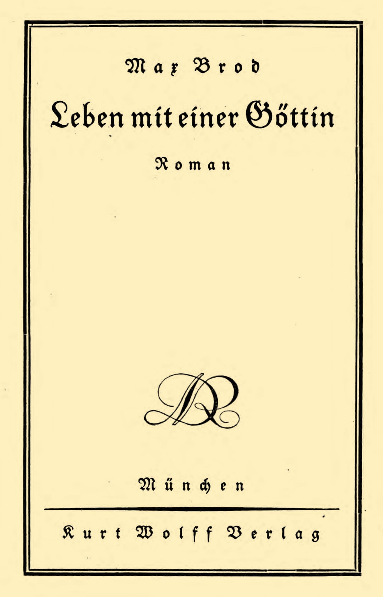 Leben Mit Einer Göttin: Roman