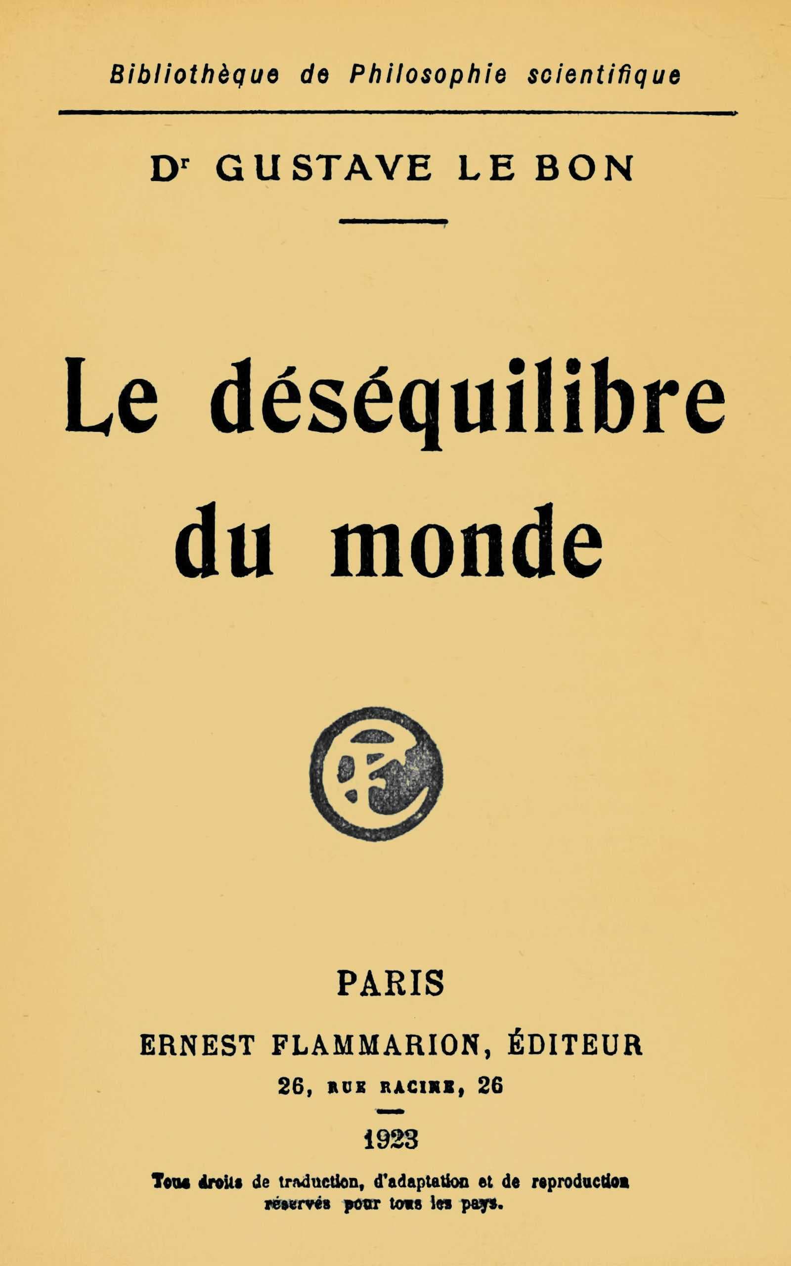 Le Déséquilibre Du Monde