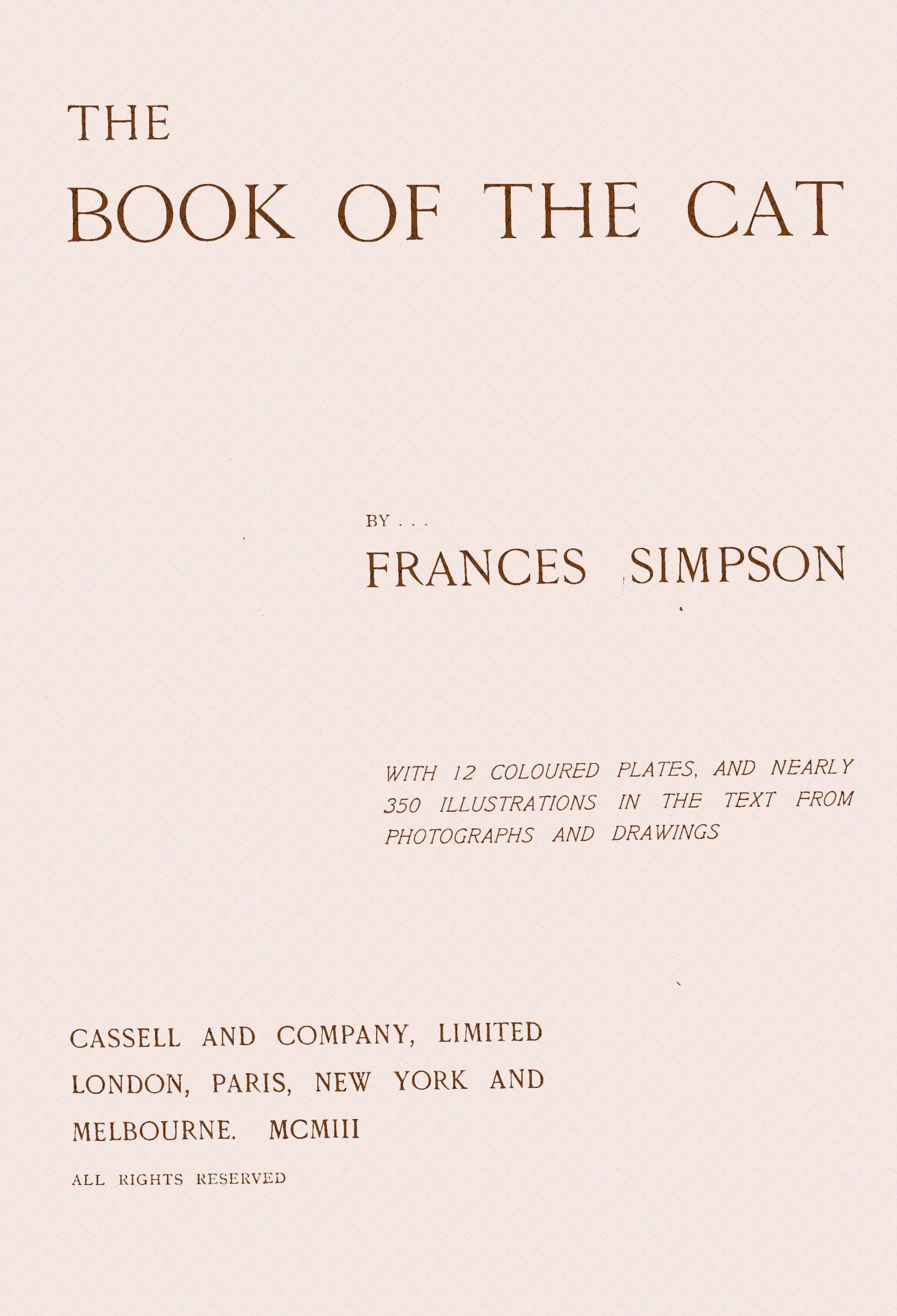 The Book of the Cat