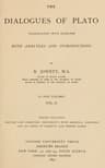 The Dialogues of Plato in Five Volumes, Vol. 2 (of 5): Translated into English with Analyses and Introductions