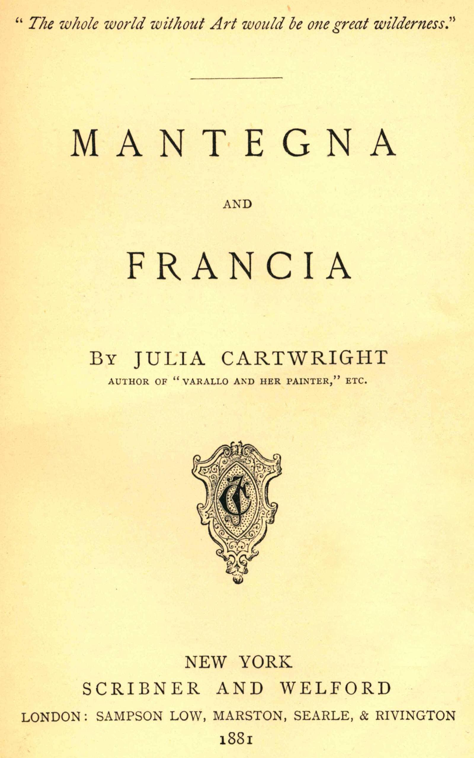 Mantegna and Francia