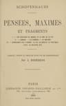 Pensées, Maximes Et Fragments