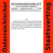 Staatsvertrag betreffend die Wiederherstellung eines unabhängigen und demokratischen Österreich