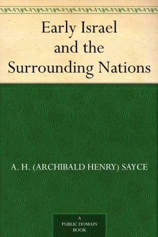 Early Israel and the Surrounding Nations