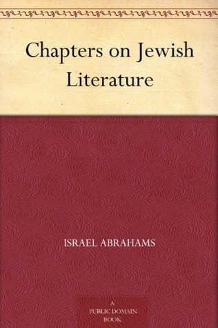 Chapters on Jewish Literature