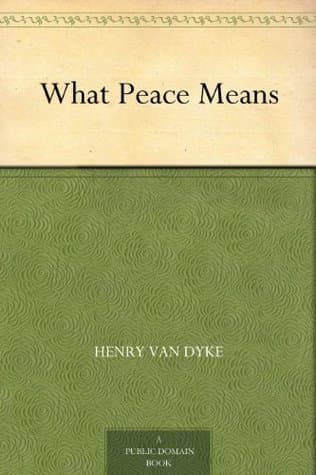 What Peace Means
