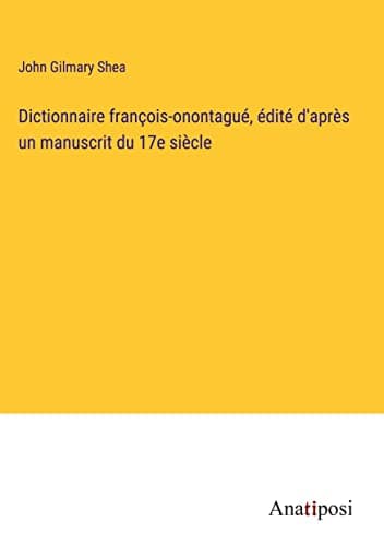 Dictionnaire François—onontagué