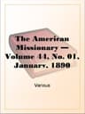 The American Missionary — Volume 44, No. 01, January, 1890
