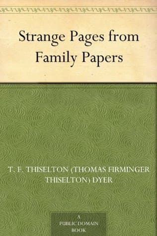 Strange Pages from Family Papers