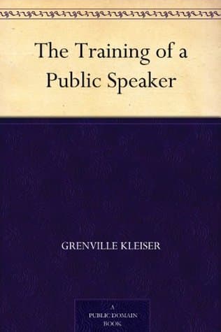 The Training of a Public Speaker