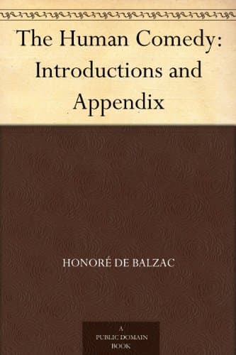 The Human Comedy: Introductions and Appendix